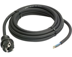 Neopreen buiten kabel 2 meter - 3 x 1.5mm² met stekker