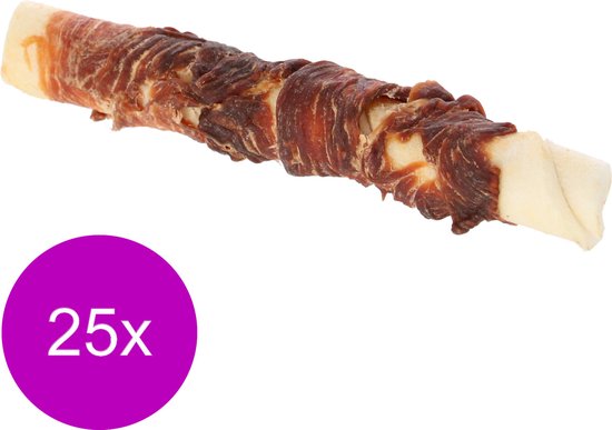 Timo Runder Kauwstick - Hondensnacks - 25 x Kip 14 cm 30-40 g