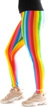 Regenboog Legging van Festivallegging - Regenboog - Maat L/XL - Comfortabel - Ademend - Zachte Stof