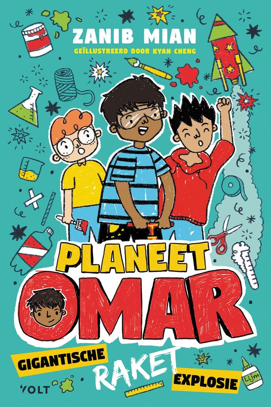Planeet Omar 5 - Gigantische raketexplosie - cover