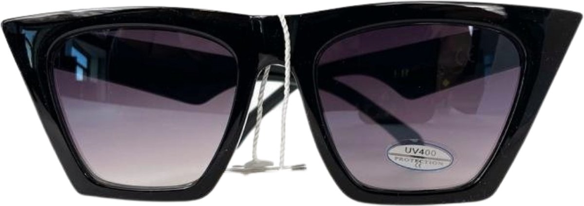 Dames Zonnebril - Zonnebrillen - Vintage stijl - Vierkante versie - UV4000 - Zwart