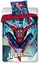 KD® - Marvel Spiderman - Dekbedovertrek - Eenpersoons - 140 x 200 cm - Katoen