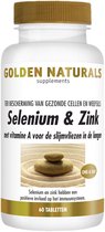 Golden Naturals Selenium & Zink (60 veganistische tabletten)