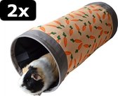 2x KNAAGDIERTUNNEL WORTEL 50CM