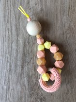 Rammelaar - Hout montessori - Melon Day - Geel