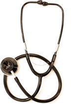 Stethoscoop voor verpleegkundige - DUAL - Dubbelzijdig - Kleur Zwart - verpleegster stethoscoop - Nurse Stethoscope