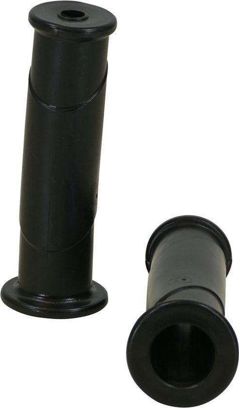 Foto: Fort kruiwagenhandvatten rond zwart set van 2 diameter 30 mm