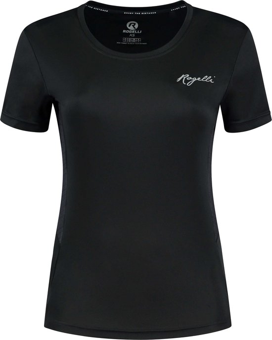 Rogelli Core Sportshirt - Korte Mouwen - Dames - Zwart - Maat XS