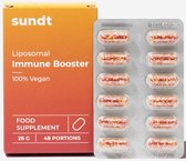Immune Booster van Sundt© met Vitamine C + Vitamine D3 + Zink - Liposomaal Supplement - 48 capsules - Vegan - Versterk jouw immuunsysteem - Slow release technologie