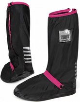 overschoenen Drip Drop polyester zwart/roze maat XS