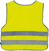 Veiligheidsvest 2 Streep Junior Geel Maat XL