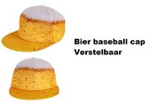 Biertje baseball cap/pet verstelbaar- Festival thema feest bier feest cap pet hoofddeksel