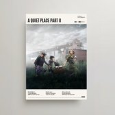 A Quiet Place Part II Poster - Minimalist Filmposter A3 - A Quiet Place Part 2 Movie Poster - A Quiet Place Part II Merchandise - Vintage Posters - 2