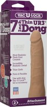 7 Inch - Thin Dong - UR3 - Brown - Realistic Dildos brown