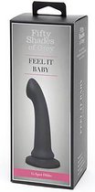 Feel it Baby G-Spot Dildo - Black - Silicone Dildos black