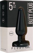 Butt Plug - Basic - 5 Inch - Black - Butt Plugs & Anal Dildos black