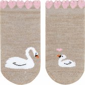 FALKE Swan Hearts Antislipsokjes Baby 10563 - Geel 4006 ginger Kinderen - 74-80