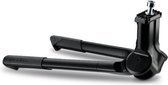 standaard dubbel Jumbo 2 aluminium 27,5 cm 28 inch zwart