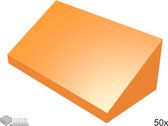 LEGO Dakpan 1x2, 85984 Oranje 50 stuks