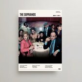 The Sopranos Poster - Minimalist Filmposter A3 - The Sopranos TV Poster - The Sopranos Merchandise - Vintage Posters