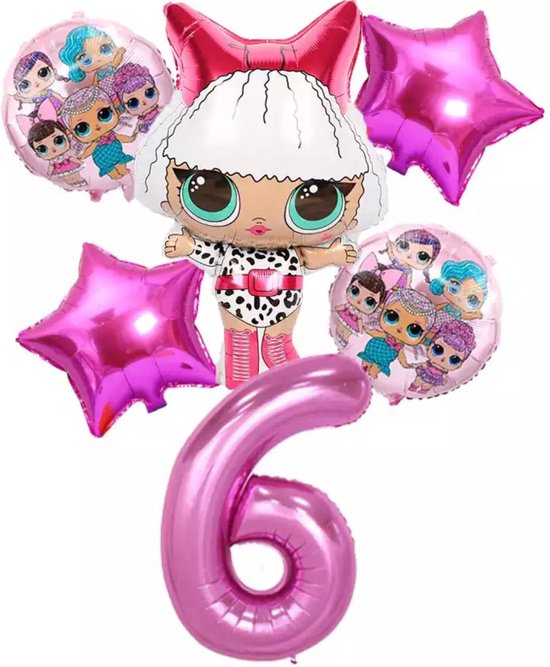 Verjaardagsdecoratie Meisje 1 Jaar met Madeliefjes en Folieballonnen Crème