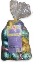 Grote paaseieren - verstoppingen - chocolade eieren - melkchocolade - ter grootte van een echt ei - 500 gram