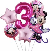 Disney Minnie Mouse Party Ballonnen 32 Inch Nummer 3