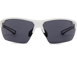 AGU Valiant - Sportbril - Fietsbril - Unisex - Wit - Grilamid TR90 - UV 400 - Anti-allergene neuspads