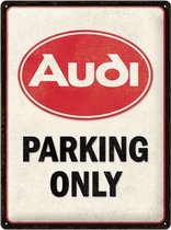 Wandbord - Audi - Parking Only