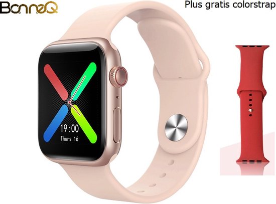 BonneQ Smartwatch- Stappenteller - Stappenteller horloge dames - Heren -  Hartslagmeter | bol.com