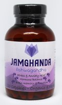 JamGhanda Ashwagandha 450mg - 120 Vegan Capsules - Biologisch & Puur ashwagandha capsules
