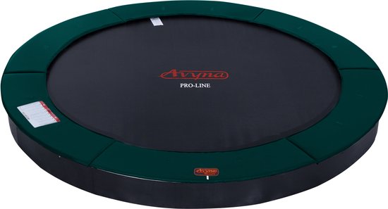 Avyna Trampoline FlatLevel Ø245 – Groen