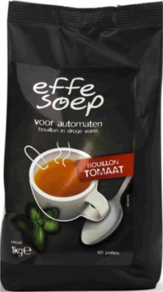 Effe Soep | Automatenbouillon | Tomaat | Zak 1 kg | Omdoos 6x