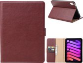 iPad Mini 6 2021 (8.3 inch) Hoes Rood - Premium Vegan Leer - Apple iPad Mini 2021 Case - Luxe iPad Mini 6 Cover