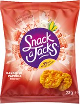 Snack A Jacks Tussendoortje - Barbecue Paprika - 8 stuks x 23 gram