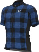 Ale Fietsshirt Korte Mouwen Off-Road Gravel Scottish - Blauw - S - Valt klein