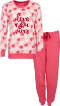 Tenderness Dames Pyjama Roze TEPYD1120A - Maten: 3XL