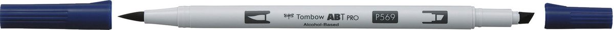 Tombow ABT PRO - Marker - op alcoholbasis - jet blue - 6 stuks