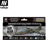 Vallejo val71608 - Model Air - Soviet / Russian Colors Tactical Schemes  1978-1989 - 8 x 17 ml