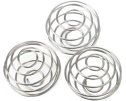 Shaker bal - Shake bal - Draadbal - Shake mixer - Mengbal voor shakebeker - RVS (3 stuks)