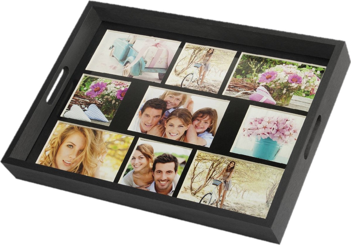 ZEP - Houten Fotodienblad Zwart 5x10x15 cm en 4x10x10 cm - W002