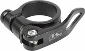 Zadelpenklem Clampy-QR 31,8 mm aluminium zwart