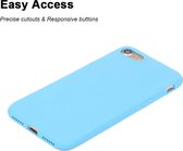 Apple iPhone SE (2022) Hoesje - Mobigear - Color Serie - TPU Backcover - Blauw - Hoesje Geschikt Voor Apple iPhone SE (2022)