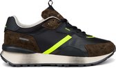 Cruyff Montserrat zwart groen leer sneakers heren (CC213064954)