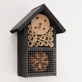 Insecten Hotel - 9x15x21cm - Hout - Zwart