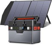 Happyment® Solar powerbank 78000 mAh - Zonnepaneel met accu - Power station charger - Zonne energie paneel Generator - 288W
