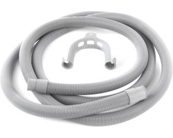 Afvoerslang wasmachine droger 19mm - 22mm, 1,5m, PVC, met bocht