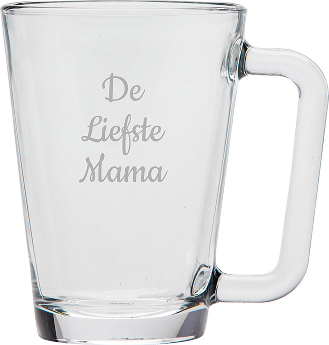 Gegraveerde theeglas 26cl De Liefste Mama