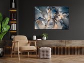 Newrap Abstract Art Blue - plexiglas schilderij - 100x60cm - incl. ophangsysteem - wanddecoratie