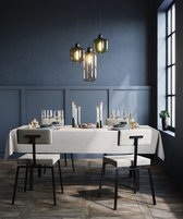Mistral Home Tafelkleed - 150x250 cm - Geweven motief - Katoen polyester - Blauw